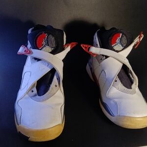 Jordan Red and Navy Men's Sneakers